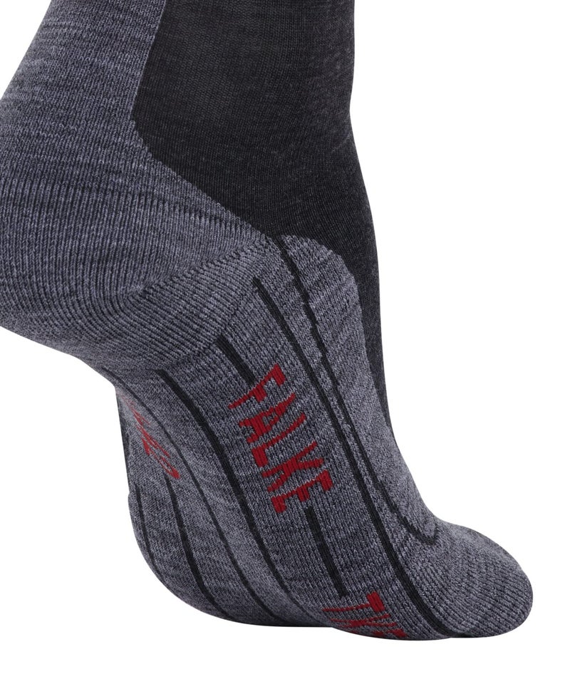FALKE Men's TK5 Wander Hiking Socks, Crew Length, Light Padding, Athletic Sock, Breathable Quick Dry, Merino Wool, Grey (Asphalt Melange 3180), 9-10, 1 Pair - Image 5